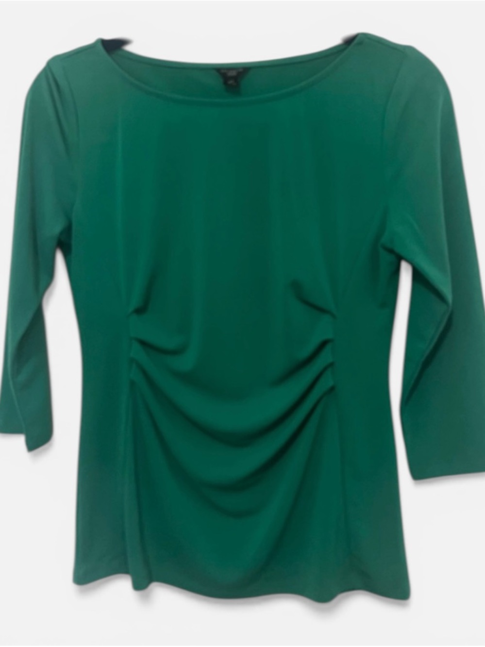 Ann Taylor Vibrant Green Blouse. Size Medium Petite.